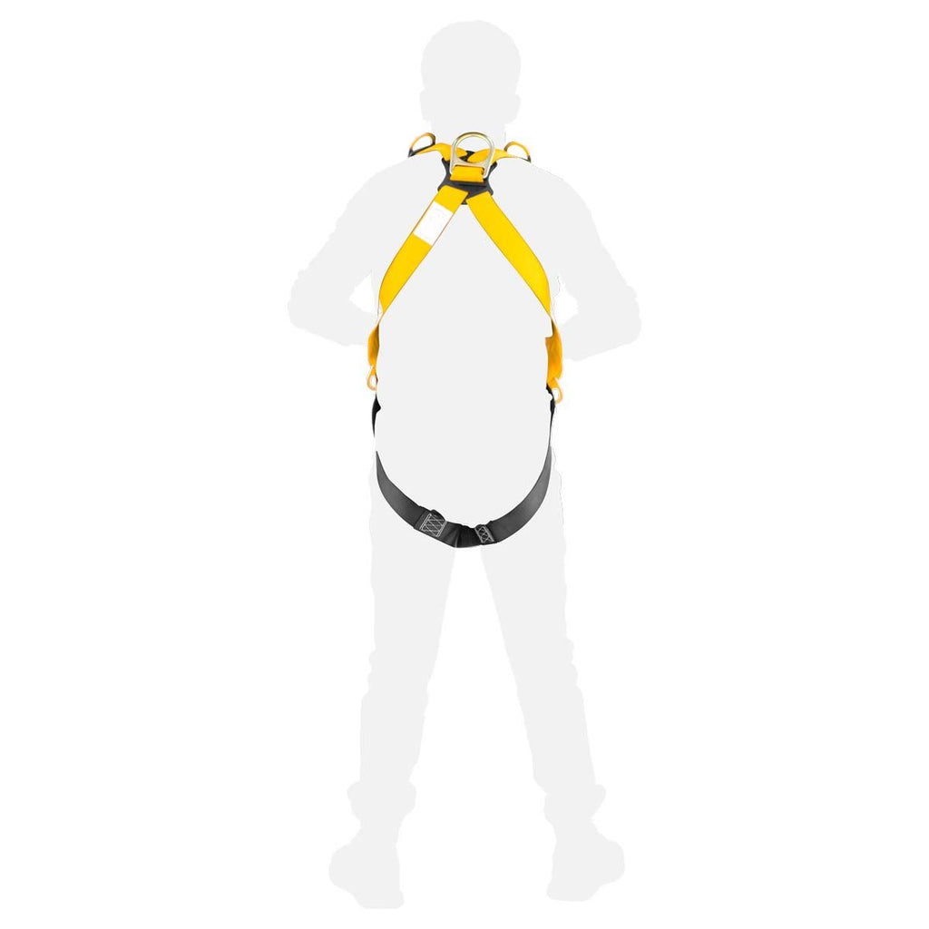 Arnés de Cuerpo Completo Adir 528 – Arnés de Seguridad Industrial con 5 Anillos de Anclaje y Hebillas Metálicas Ajustables