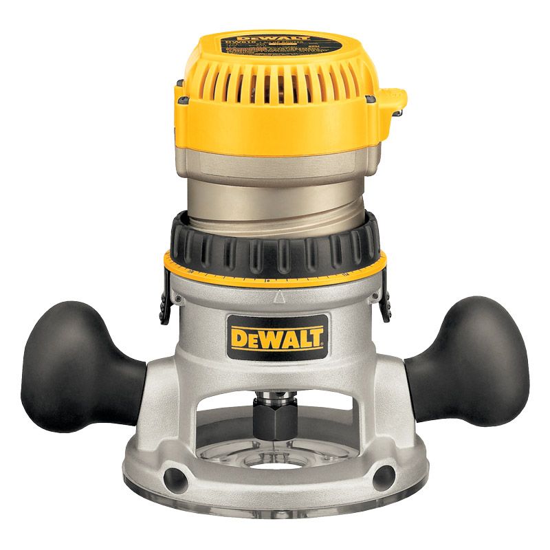 Router Dewalt DW616 de 1-3/4 HP – Fresadora Profesional para Madera con Base Fija y Ajuste de Precisión