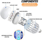 Adir Bombilla Exterminadora de Mosquitos 15W LED UV 3 Modos 6500K 110V