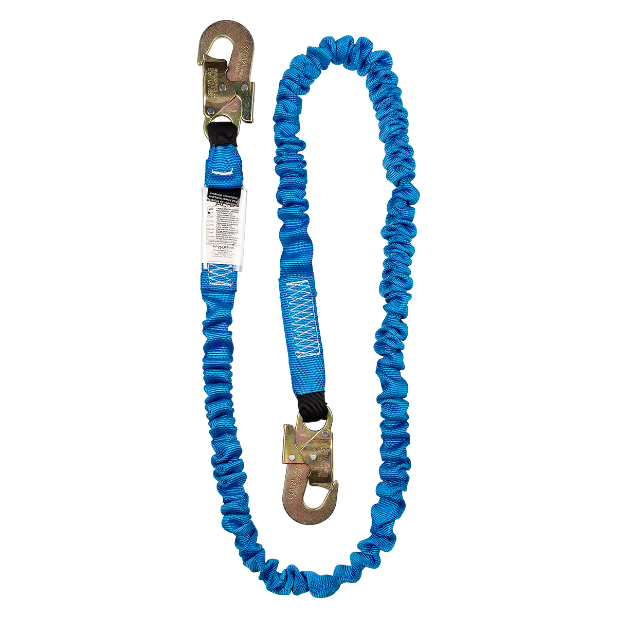 Cuerda de vida contra caídas ½″ × 18 m C1T-180 Alto Altura Segura – Poliéster tubular con amortiguador de impacto para trabajos en altura