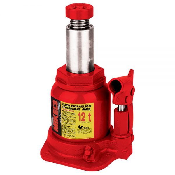 Gato Hidráulico de Botella 12 Toneladas Tamer GH-12 | Elevador Profesional Tipo Botella 12 T para Taller Automotriz / Mantenimiento