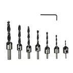 Juego De Brocas Avellanador 7 Pz 1/8 - 3/8 211692 Obi