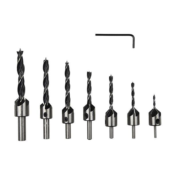 Juego De Brocas Avellanador 7 Pz 1/8 - 3/8 211692 Obi