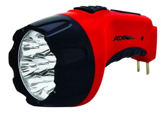Lámpara Portátil Recargable Adir AD-1019 – 4 LEDs de Alta Potencia con Mango Ergonómico y Batería de Larga Duración
