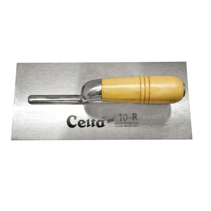 Llana Profesional Lisa 10” con Mango Ergonómico para Acabados Finos 10RL14 Celta