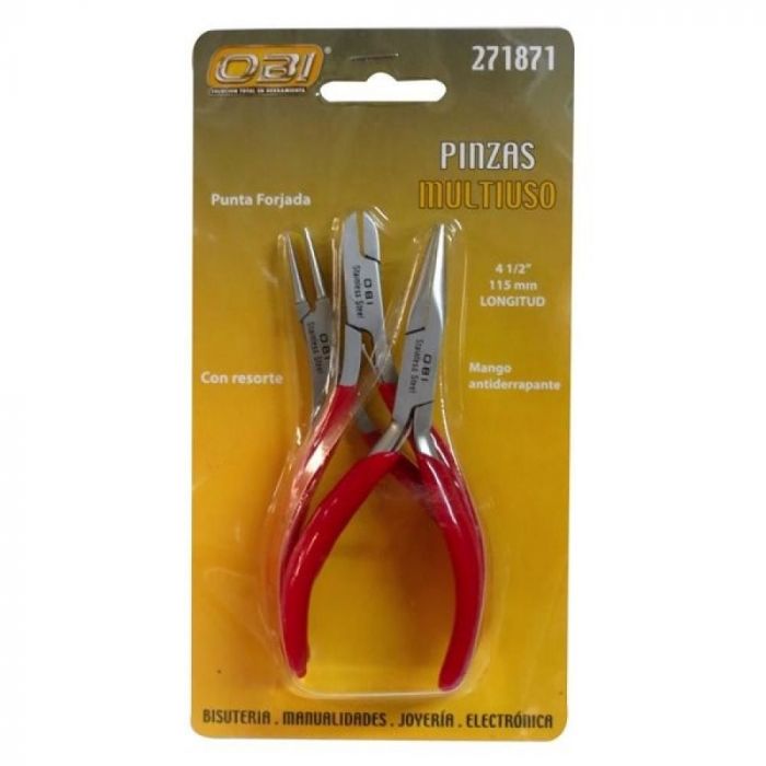 Juego de Pinzas Mini Hobby 3 Piezas Profesional de Precisión 271871 OBI