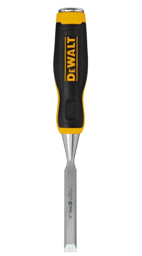 Formón para Madera 1/2” Profesional con Mango Antigolpes DeWalt