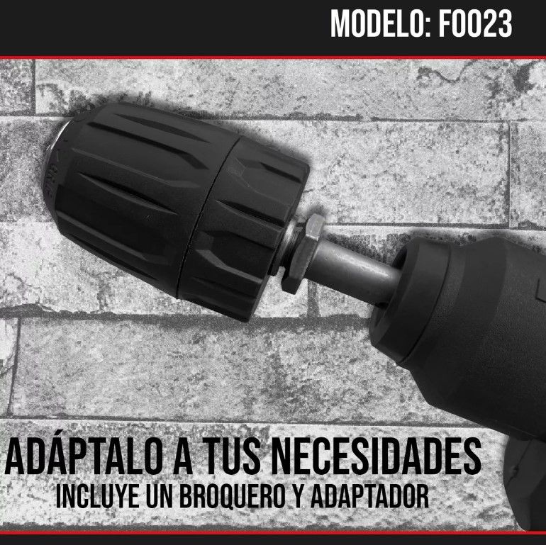 Kit Inalámbrico Foreman FO023 con Rotomartillo y Esmeriladora 21V, 2 Baterías, Cargador y Maletín Profesional