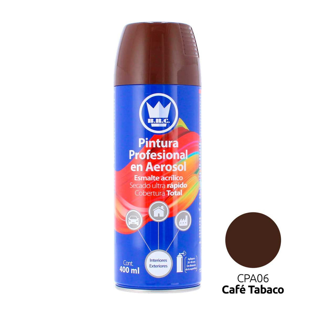 Pintura acrílica en aerosol negro mate 400 ml CPA01 Corona – Acabado profesional, alta cobertura para madera, metal, plástico y automotriz