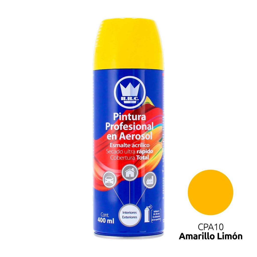 Pintura acrílica en aerosol negro mate 400 ml CPA01 Corona – Acabado profesional, alta cobertura para madera, metal, plástico y automotriz