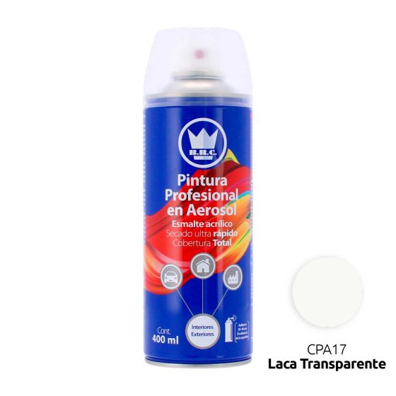 Pintura acrílica en aerosol negro mate 400 ml CPA01 Corona – Acabado profesional, alta cobertura para madera, metal, plástico y automotriz