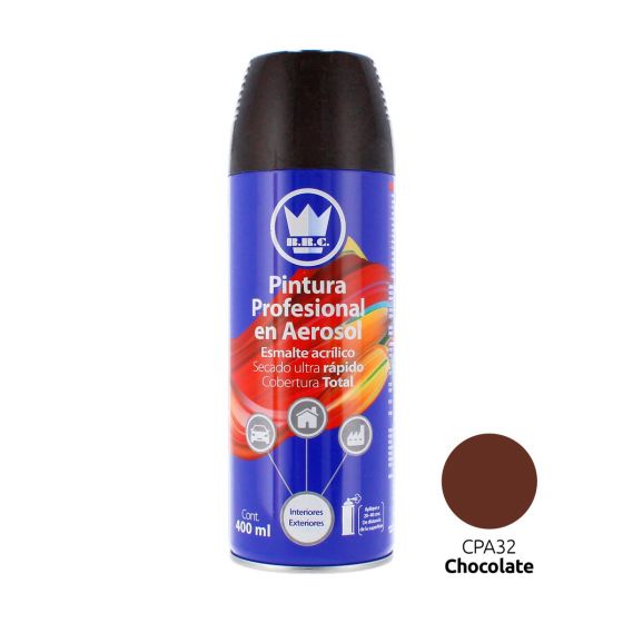 Pintura acrílica en aerosol negro mate 400 ml CPA01 Corona – Acabado profesional, alta cobertura para madera, metal, plástico y automotriz