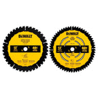 Kit de Discos DeWalt DWA112CMB de 12” – Juego de 2 Discos de 40 y 60 Dientes para Sierra de Inglete y Sierra de Mesa