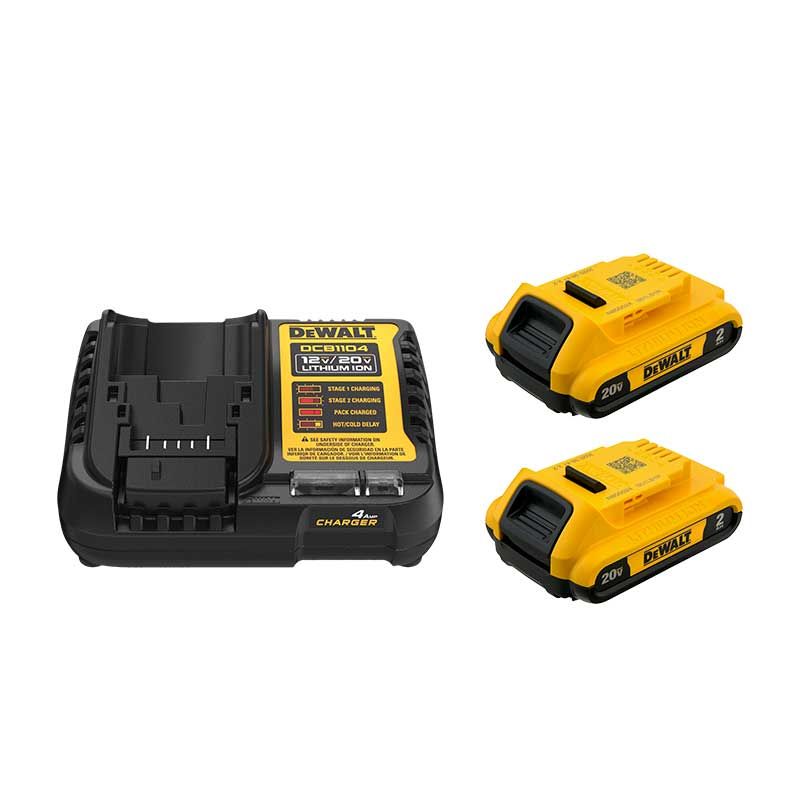 Combo DeWalt DCK2490D2 20V Brushless con Rotomartillo DCD805 y Atornillador de Impacto DCF887 Profesional con 2 Baterías y Cargador