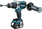 Rotomartillo Inalámbrico Makita DHP481RTJ 18V Brushless con 2 Baterías, Cargador Rápido y Maletín Makpac Profesional