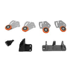 Sistema Corredizo Ducasse Ducloset Simple – Kit para Puertas de Clóset Deslizables con Guías y Riel de Aluminio