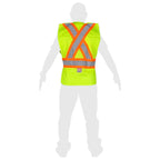 Chaleco de Seguridad Alta Visibilidad Amarillo Ajustable Unitalla SR1034-AM MR Seguridad