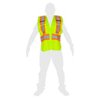 Chaleco de Seguridad Alta Visibilidad Amarillo Ajustable Unitalla SR1034-AM MR Seguridad