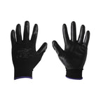 Guantes SUK 51-811 Talla 9 – Guantes de Nylon Negro con Recubrimiento de Nitrilo Sólido Antideslizante y Resistente