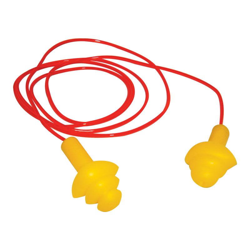 Tapones Auditivos Reusables Derma Care – Protección Auditiva Suave y Lavable con Cordón de Seguridad