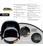 Careta Electrónica Soldar Automática Águila Adir 6710 Color Azul