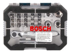 Juego De Puntas Y Dados Bosch 26 Piezas Con Matraca