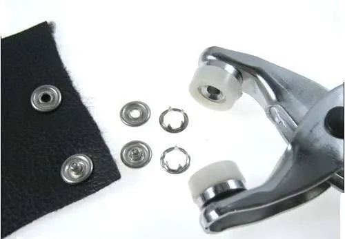Kit Sacabocados, Ojilladora Y Pinza Para Botones