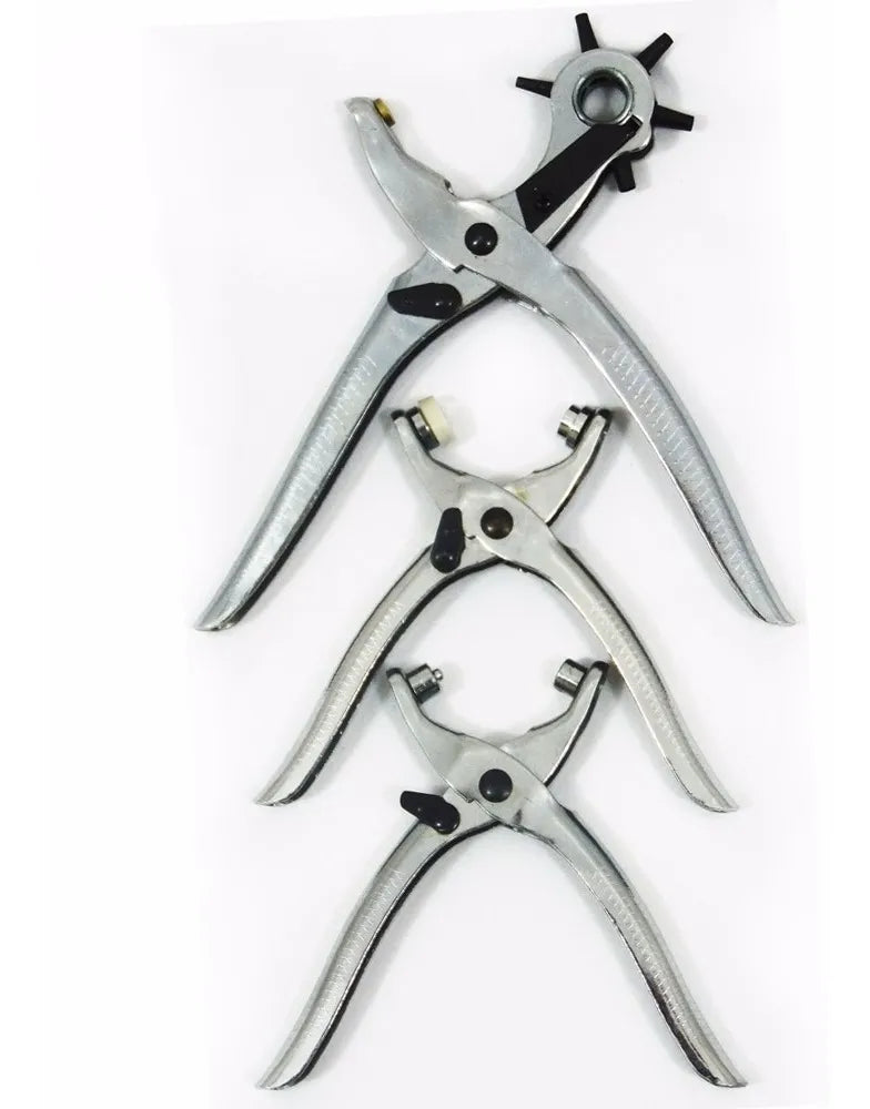 Kit Sacabocados, Ojilladora Y Pinza Para Botones
