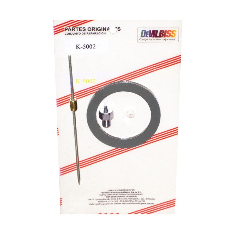 Kit de Refacción DevilBiss MGQ-300 – Repuestos Originales para Pistola de Pintura Profesional