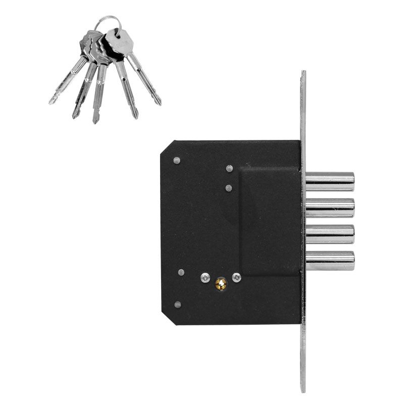 Cerrojo Dexter 6372 con 4 Bulones y Llave Tetra – Seguridad Reforzada para Puertas Metálicas y de Madera