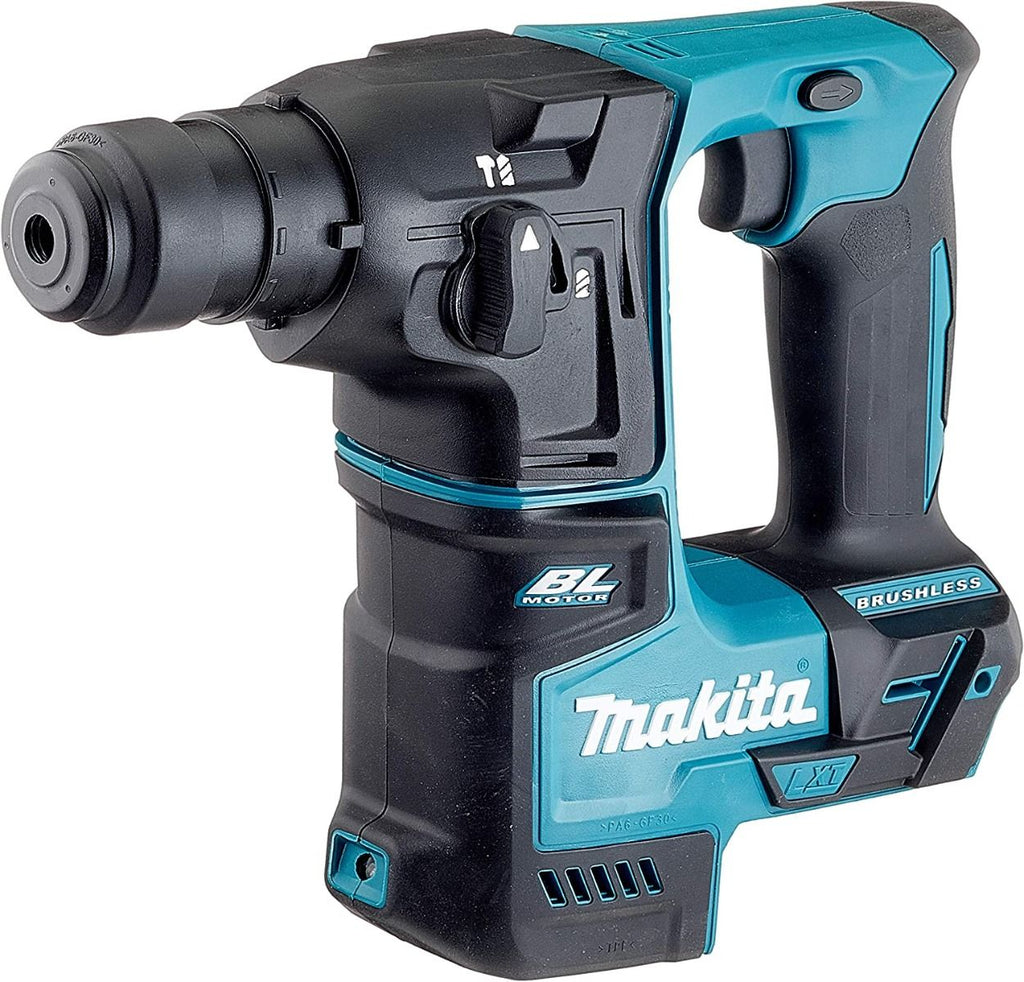 Rotomartillo Electroneumático Inalámbrico Makita DHR171Z 18V LXT SDS Plus Brushless Profesional para Concreto, Madera y Metal