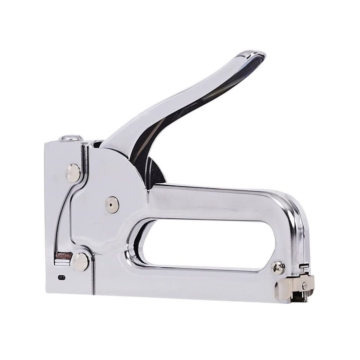 Grapadora manual profesional Arrow JT21CM – Compatible con grapas JT21 ¼″-3⁄8″, acero cromado, ideal tapicería & reparaciones ligeras