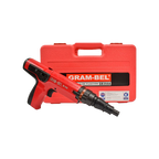Pistola de fijacion GB350A Gram‑Bel con estuche rojo y canon de 8 mm para trabajos semi‑pesados