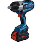 Llave de impacto inalámbrica 1/2" 18 V Bosch GDS 18V-1000 Professional – 1000 Nm de par, motor BITURBO Brushless