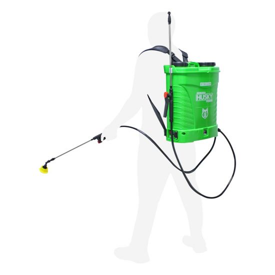 Fumigadora Eléctrica STELLAR Husky 18 Litros – Pulverizadora Recargable de Alta Presión para Jardín y Agricultura