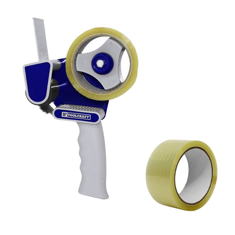 Despachador de Cinta Toolcraft TC1098 – Dispensador Profesional Metálico para Cinta de Empaque 2” con Mango Ergonómico