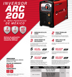 Soldadora Inversora ARC200 Profesional 200A Maraga | Máquina de Soldar Portátil con Tecnología IGBT y Alta Eficiencia