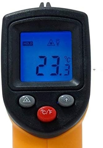 Termómetro Láser Infrarrojo OBI 405002 – Rango -50 °C a 320 °C, Medición Precisa sin Contacto