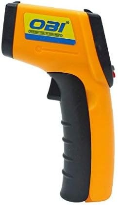 Termómetro Láser Infrarrojo OBI 405002 – Rango -50 °C a 320 °C, Medición Precisa sin Contacto