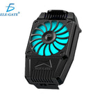 Ventilador de Refrigeración para Teléfono Móvil – Enfriador Portátil con Conexión USB y Luz LED