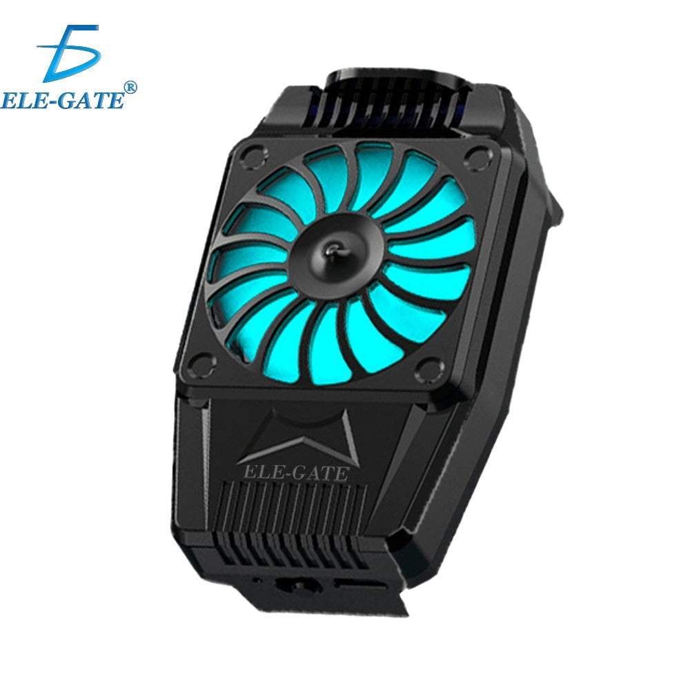 Ventilador de Refrigeración para Teléfono Móvil – Enfriador Portátil con Conexión USB y Luz LED