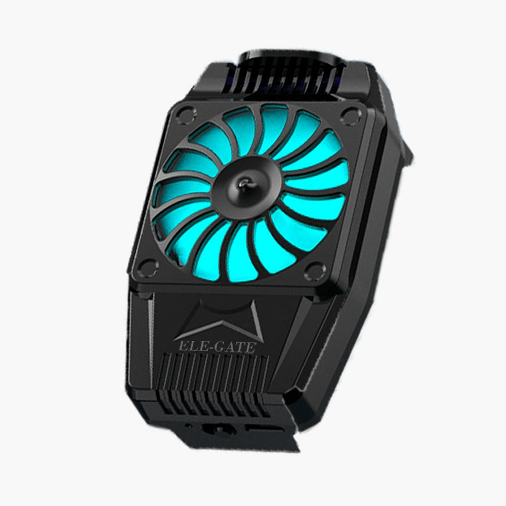 Ventilador de Refrigeración para Teléfono Móvil – Enfriador Portátil con Conexión USB y Luz LED