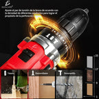 Kit de Pistola de Impacto Inalámbrica con Llave de Batería – Potente, Recargable y Profesional