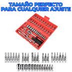 Juego de 46 Herramientas Mecánicas 1/4” con Estuche – Llaves, Dados y Extensiones Profesionales