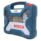Juego de Puntas y Brocas Bosch X50Ti 50 Piezas – Kit Profesional 2 607 017 406 con Estuche Compacto