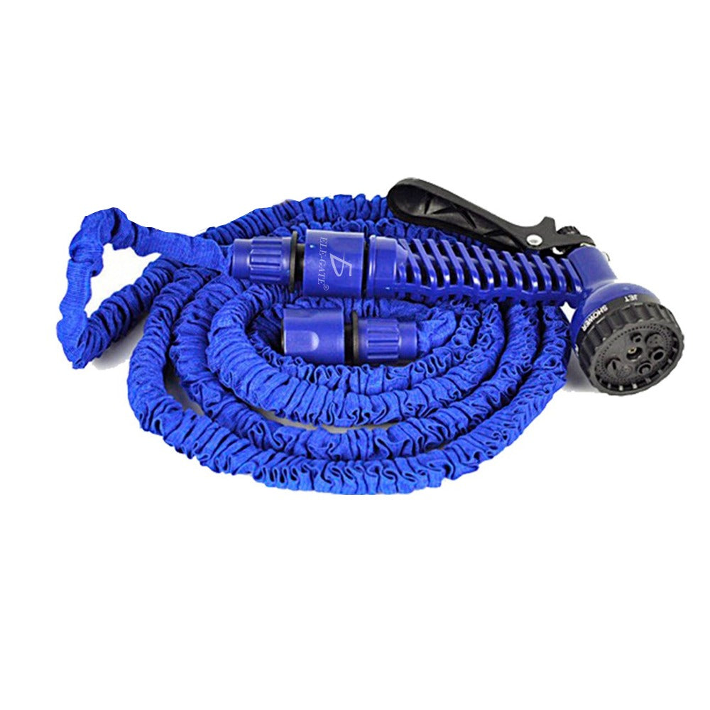 Manguera Flexible Expandible 7.5 Metros con Pistola de Riego – Ligera, Antidobleces y Cómoda de Usar