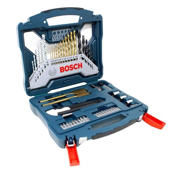 Juego de Puntas y Brocas Bosch X50Ti 50 Piezas – Kit Profesional 2 607 017 406 con Estuche Compacto