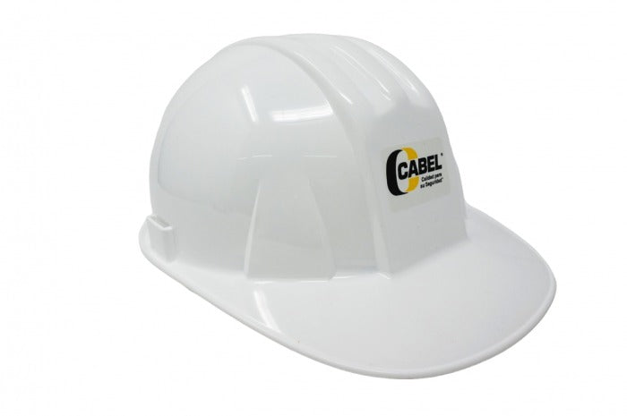 Casco de Seguridad Industrial Cabel Blanco – Protector Liviano con Estilo y Ajuste Cómodo