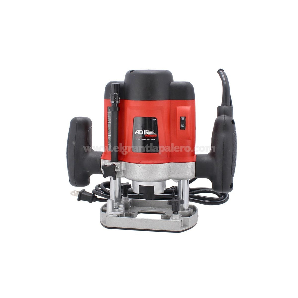 Router Profesional ADIR 11559 de 1050W – Fresadora Eléctrica para Madera con Ajuste de Precisión