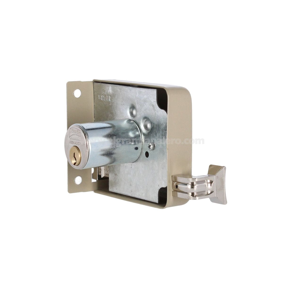 Cerradura de Sobreponer Phillips 715 Derecha Insta-Fácil – Alta Seguridad para Puerta Metálica o de Madera